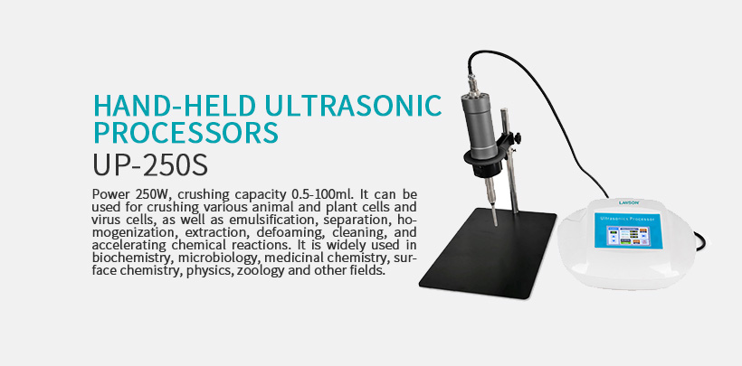 Hand-held ultrasonic processors  UP-250S